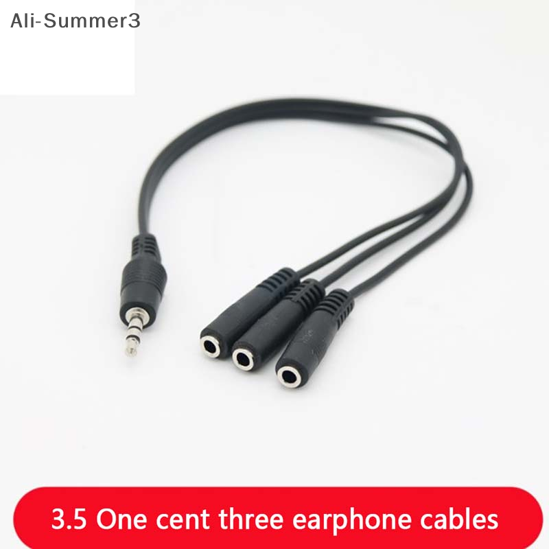 3.5mm 3 Way Port Aux Multi Hea – обзор и цена Earphone Splitter Jack