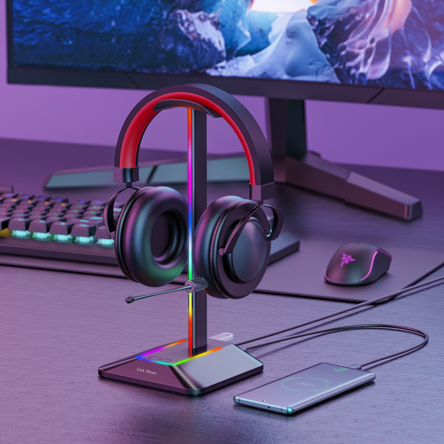 New Bee Z8 RGB Headphones Stan – обзор и цена Gaming Headset Rgb