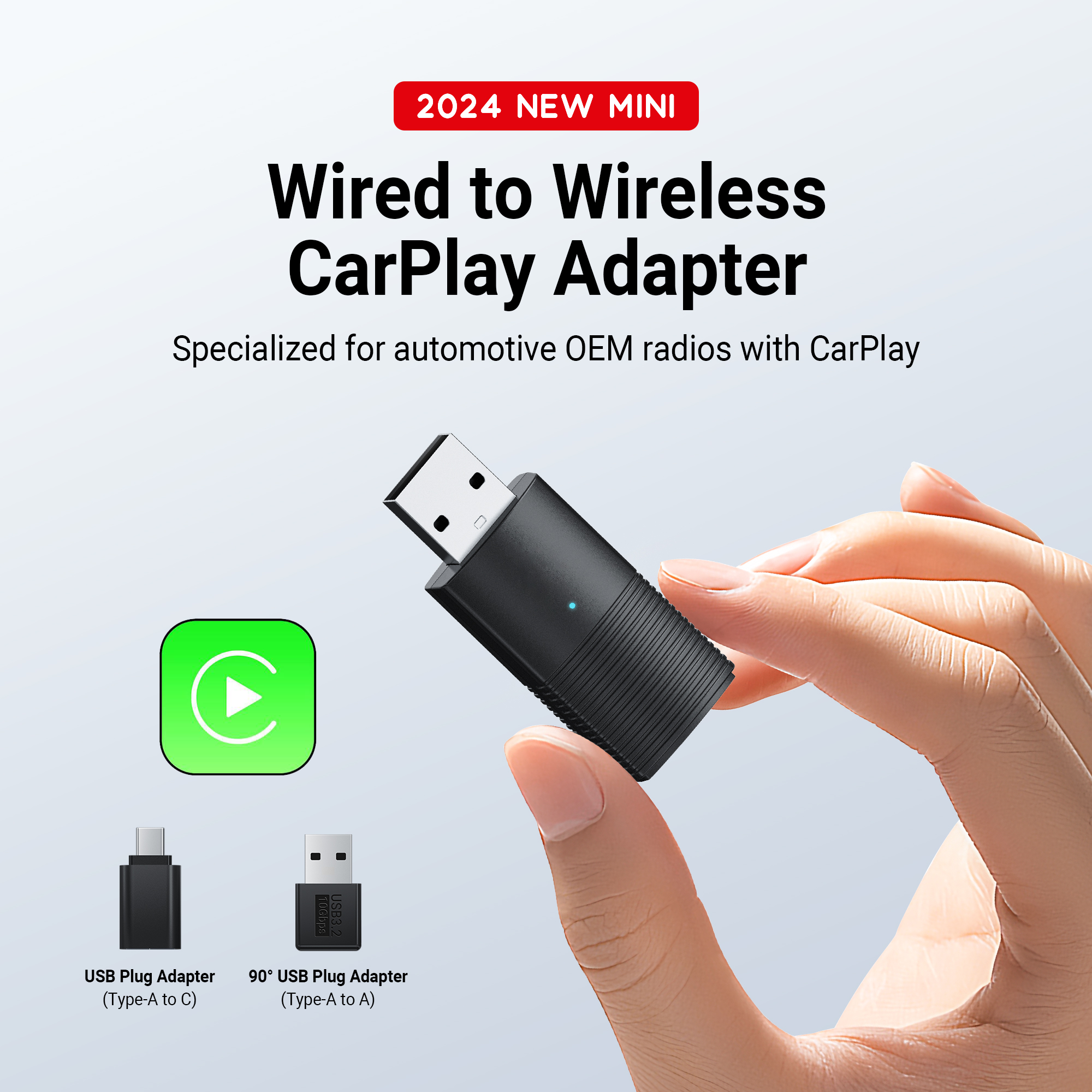 OTTOMOTION Mini Wireless CarPl – обзор и цена Bluetooth Adapter Receiver
