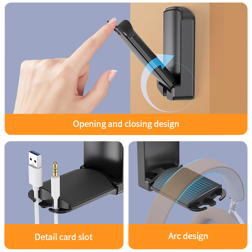 Folding Headset Stand Holder G – обзор и цена Headphone Stand Desk