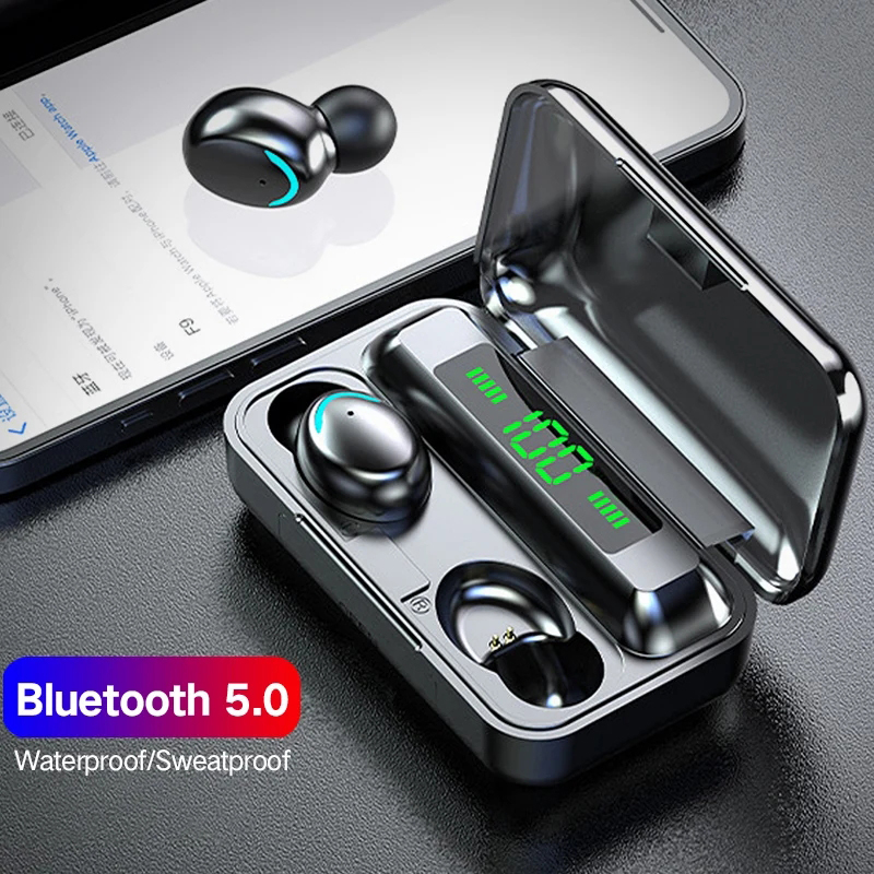 F9 Wireless Headphone TWS Blue – обзор и цена Wireless Earbuds Tws