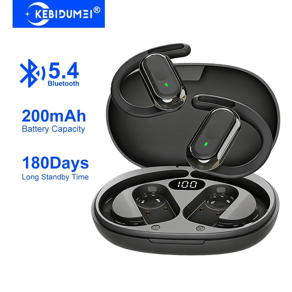KEBIDUMEI Open-Ear Bluetooth 5 – обзор и цена Sports Earphone Hook