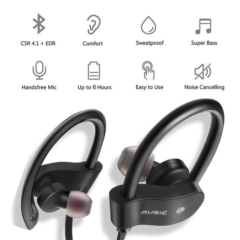 Sports Wireless Bluetooth Head – обзор и цена Sports Earphone Hook
