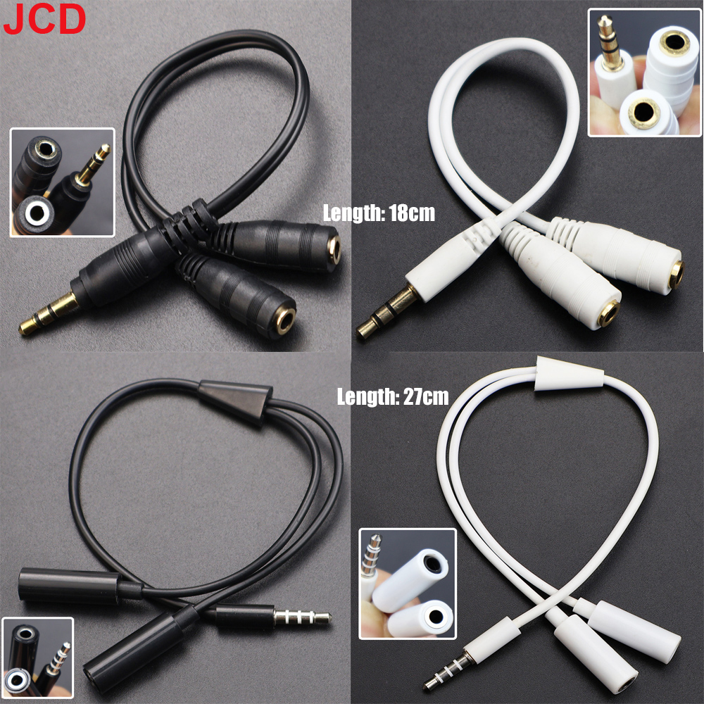 JCD 1Male to 2 Dual Female Y S – обзор и цена Earphone Splitter Jack