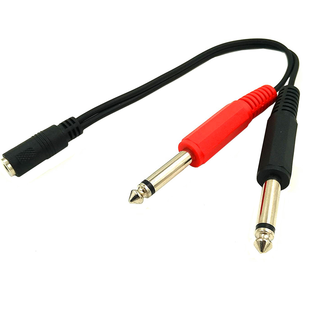 6.35 Mm Male To 2 6.35 Mm 3.5m – обзор и цена Audio Splitter Y