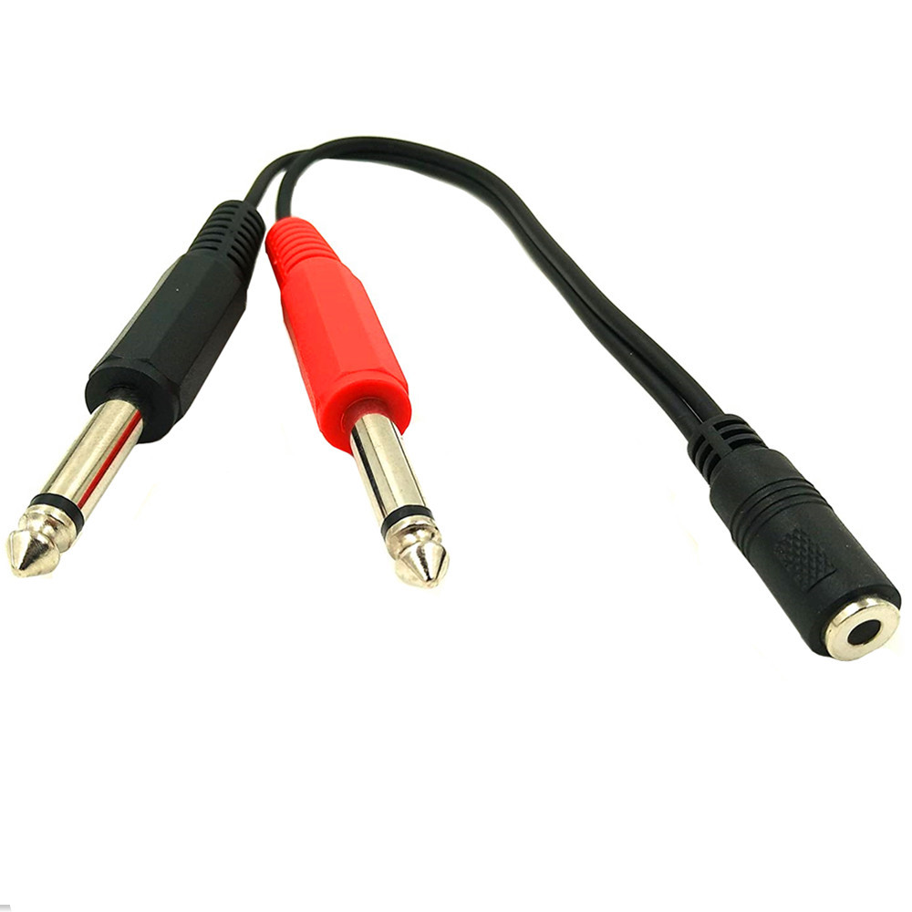 6.35 Mm Male To 2 6.35 Mm 3.5m – обзор и цена Audio Splitter Y