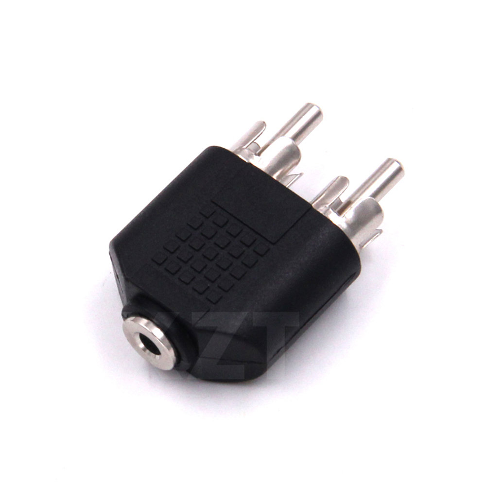 3.5mm Stereo Male To 2 RCA Fem – обзор и цена Earphone Splitter Jack