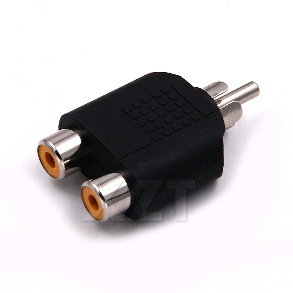 3.5mm Stereo Male To 2 RCA Fem – обзор и цена Earphone Splitter Jack