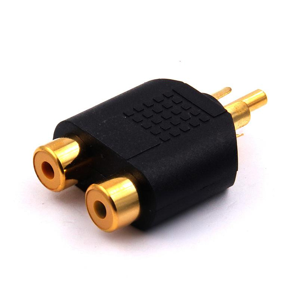 3.5mm Stereo Male To 2 RCA Fem – обзор и цена Earphone Splitter Jack