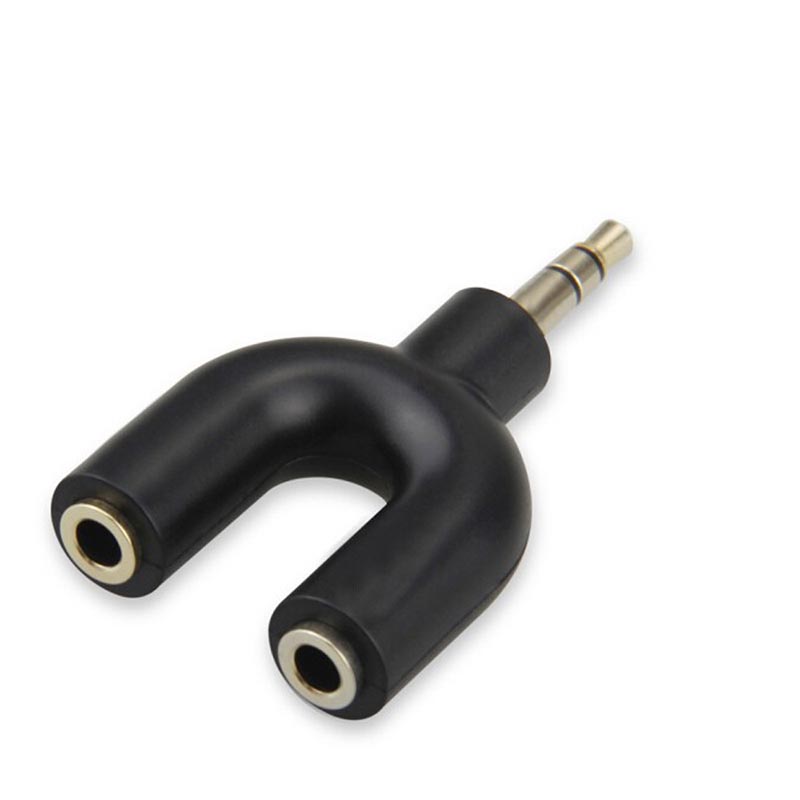 U Type Adapter Y Shape 3.5mm S – обзор и цена Earphone Splitter Jack