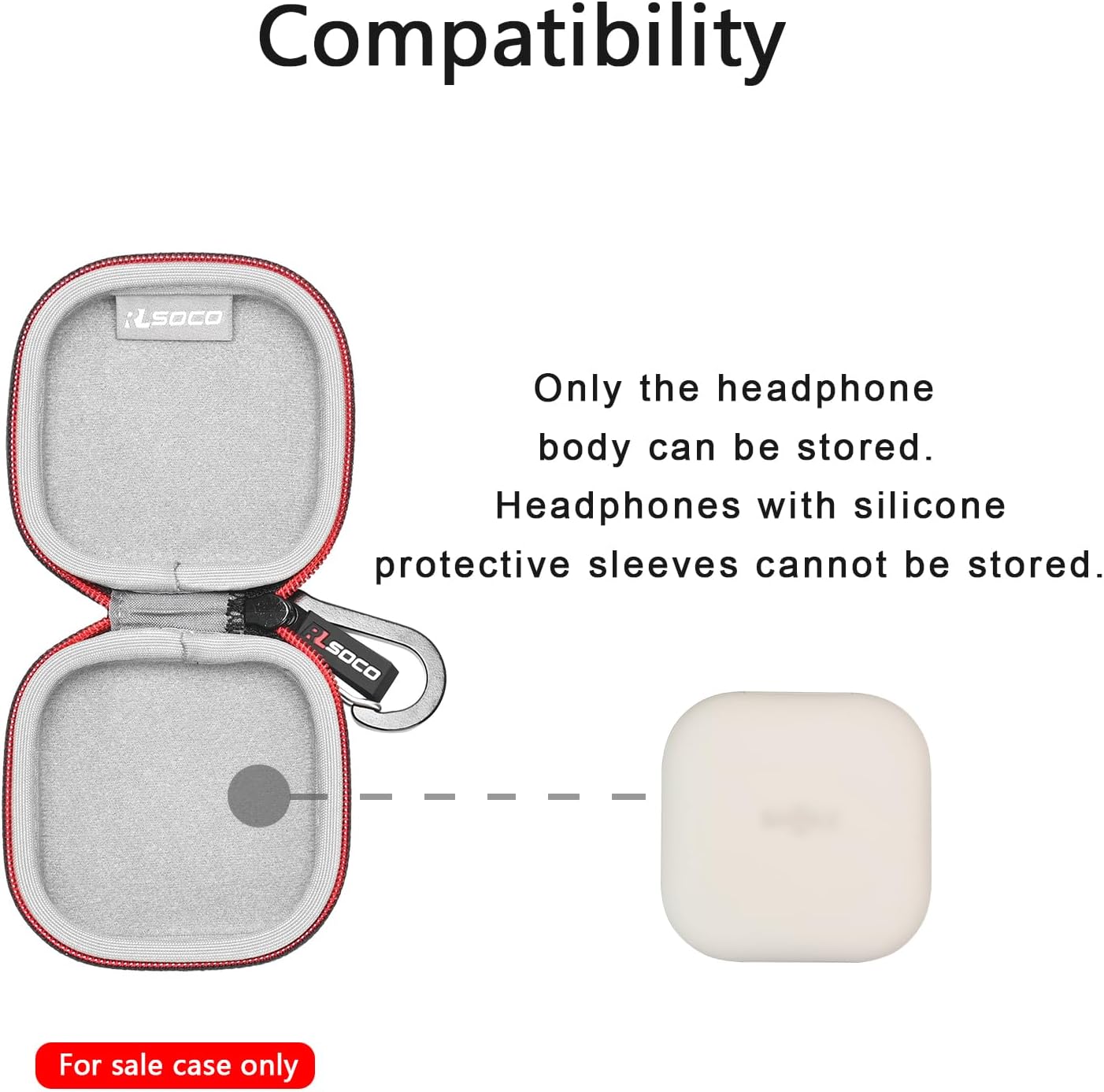 RLSOCO Hard Case for SHOKZ NEW – обзор и цена Headphone Case Hard