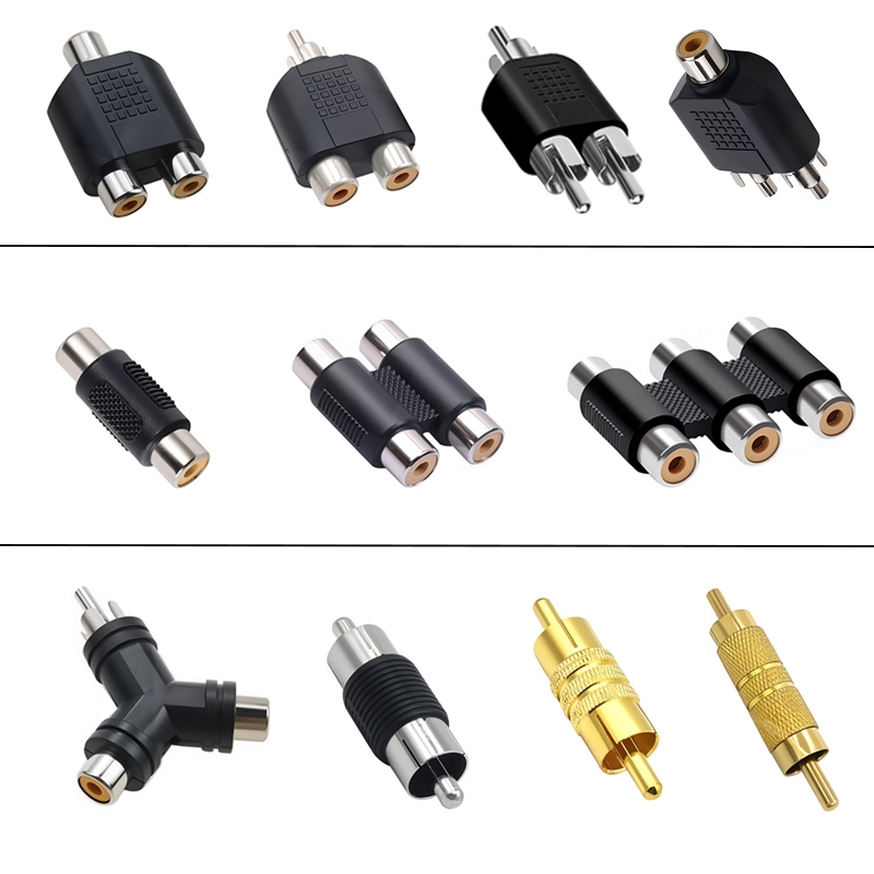 5pcs RCA Jack Female To Male P – обзор и цена Audio Splitter Y