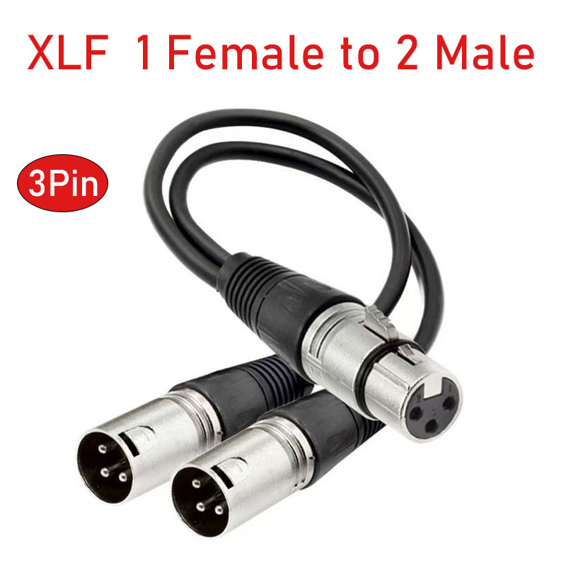 XLR Splitter Cable 3 Pin Femal – обзор и цена Audio Splitter Y