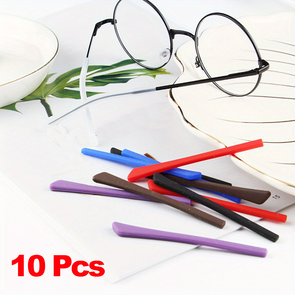 10pcs Eyeglass Replacement Tem – обзор и цена Silicone Ear Tip Replacement