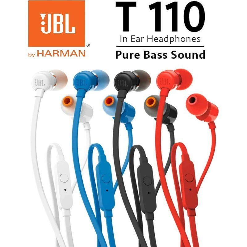 JBL T110 Wired In Ear Headphon – обзор и цена Wired Earphone Mic