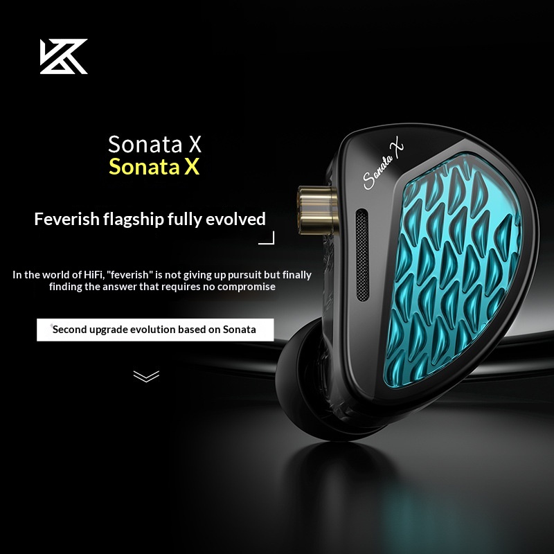 KZ Sonata X In-Ear Monitor Ear – обзор и цена Audiophile Headphone Wired