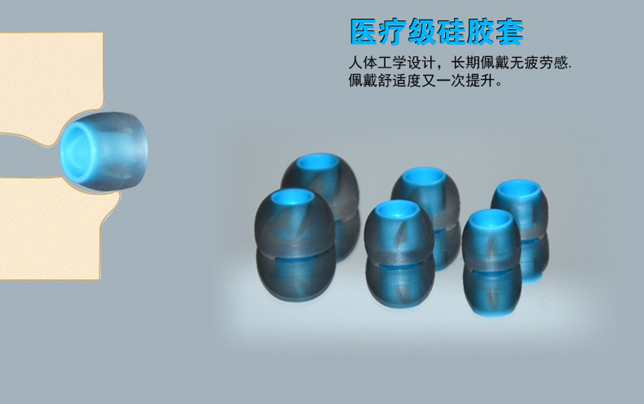 QKZ Spiral Silicone Ear Tips R – обзор и цена Silicone Ear Tip Replacement