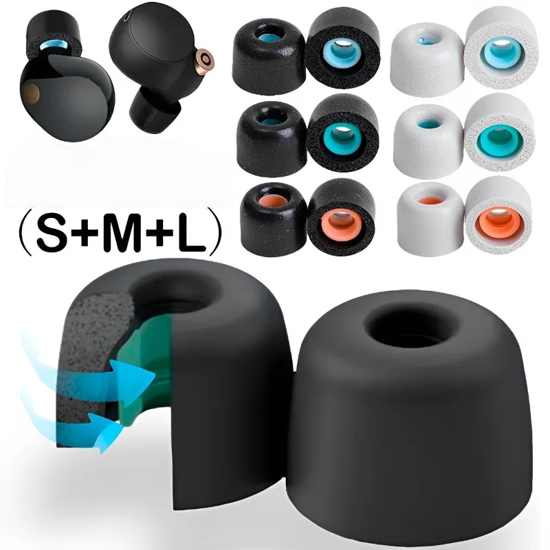 Memory Foam Earphones Ear Pads – обзор и цена Earphone Foam Tip
