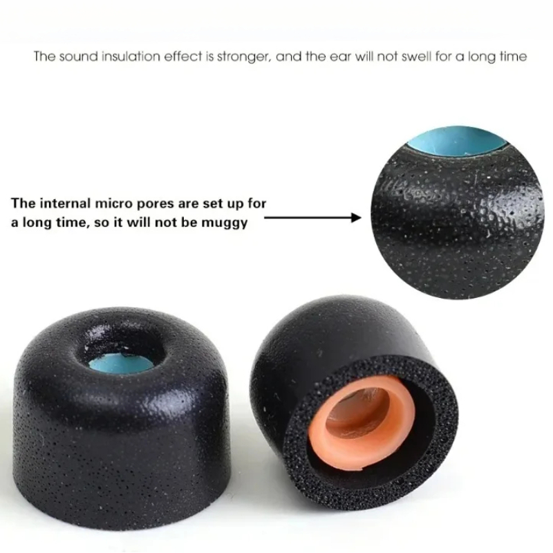 Memory Foam Earphones Ear Pads – обзор и цена Earphone Foam Tip