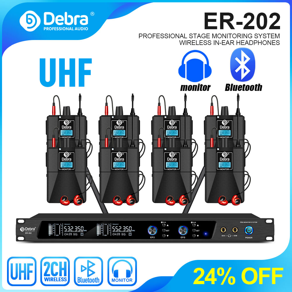 Debra UHF IEM ER-202 Wireless  – обзор и цена In Ear Monitor Iem