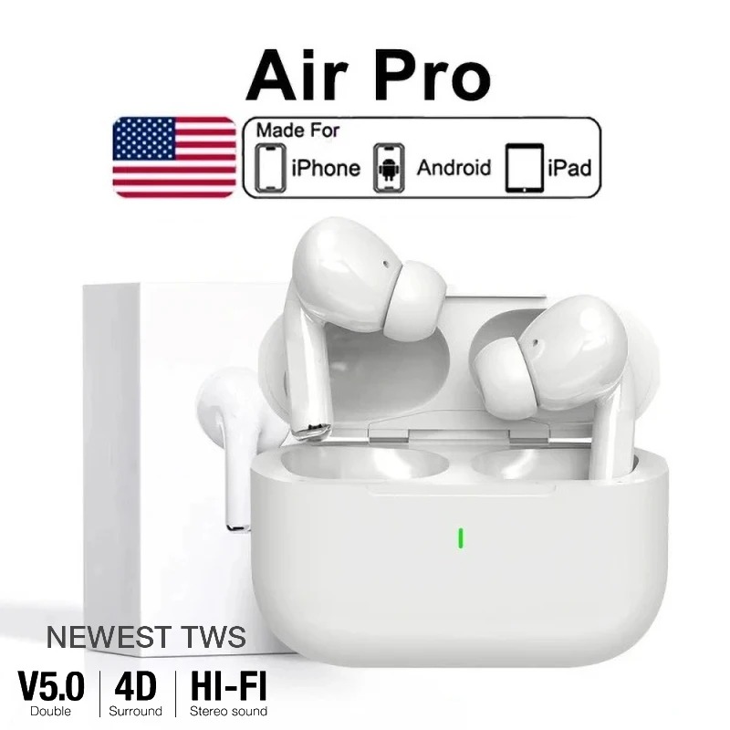 Air Pro 5 TWS Max Wireless Blu – обзор и цена Earbuds Charging Case