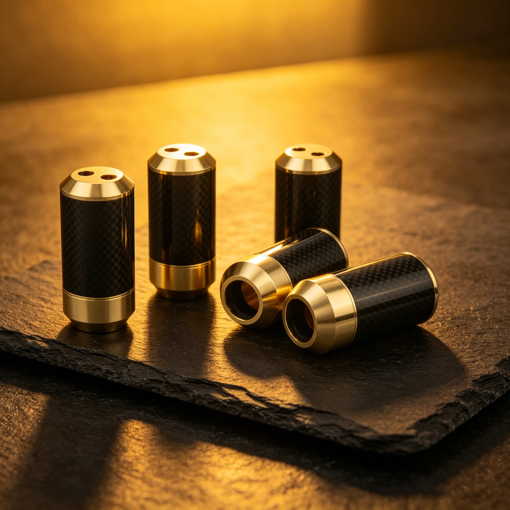 Audiocrast Carbon fiber Gold P – обзор и цена Audio Splitter Y
