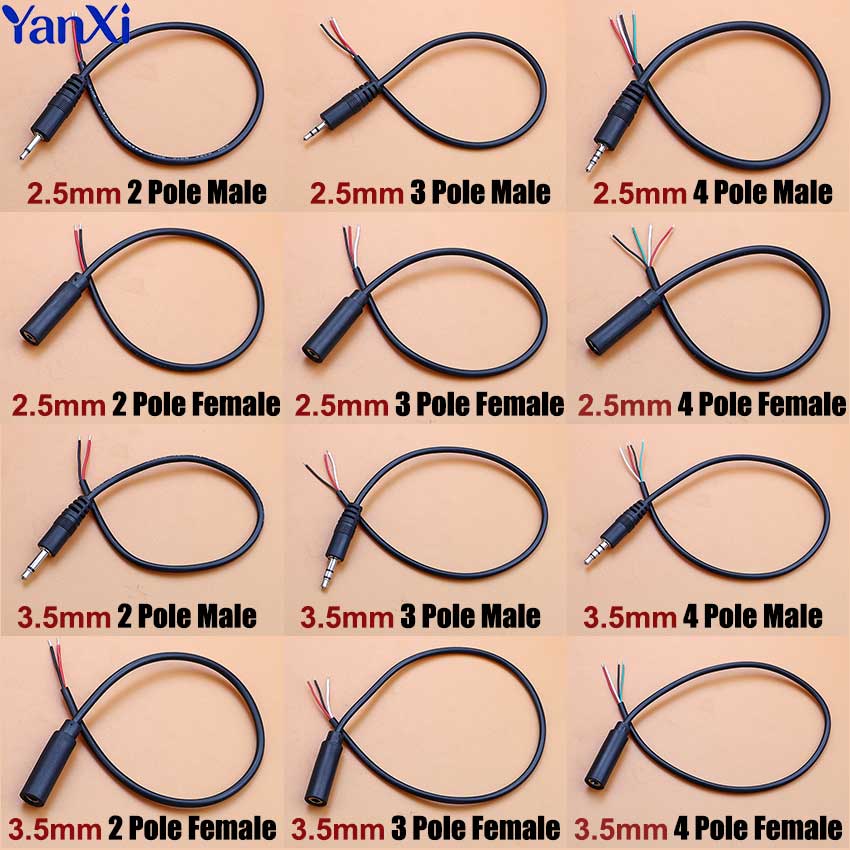 1pcs 2.5mm 3.5mm Mono Stereo A – обзор и цена Audiophile Headphone Wired