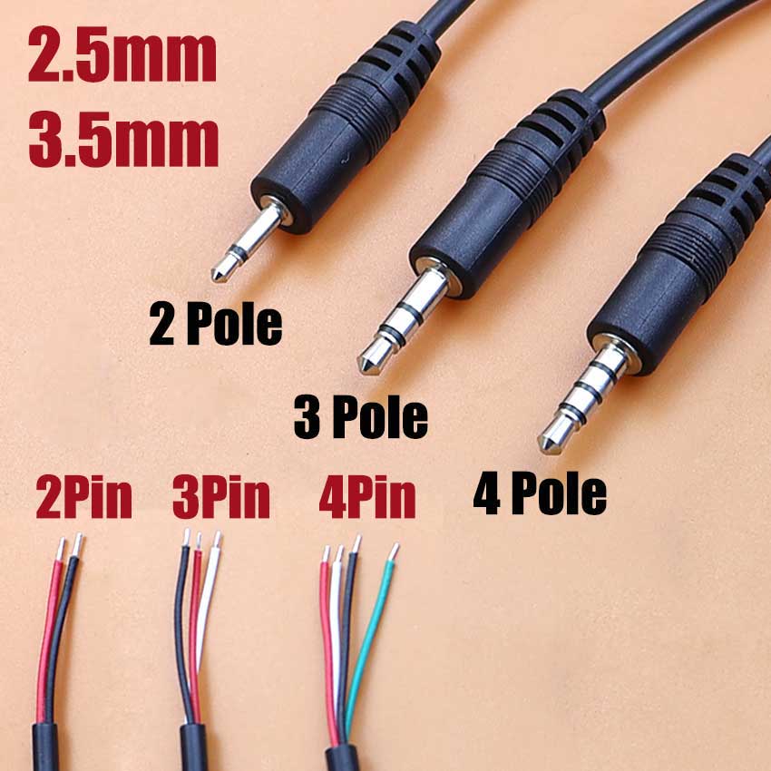 1pcs 2.5mm 3.5mm Mono Stereo A – обзор и цена Audiophile Headphone Wired
