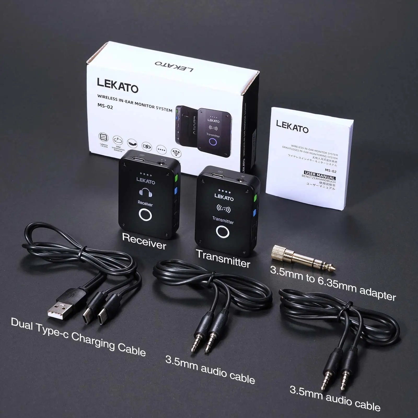 Lekato Ms-02 Wireless Iem Syst – обзор и цена In Ear Monitor Iem