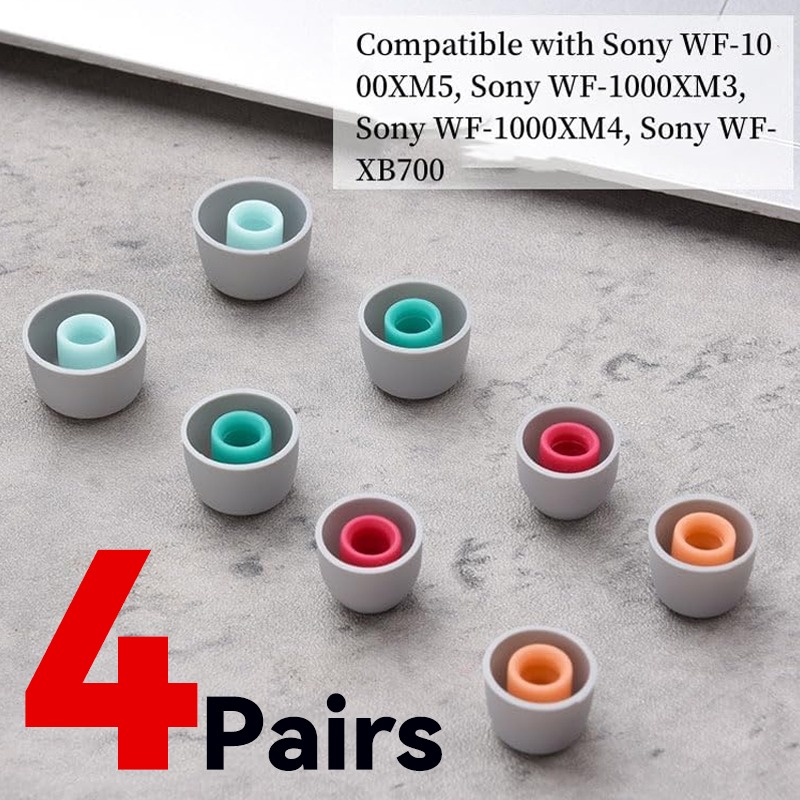 4/1Pairs for Sony Headphone Si – обзор и цена Silicone Ear Tip Replacement