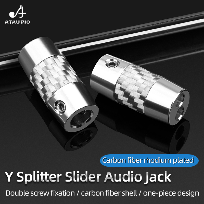 4pcs Carbon Fiber Y Splitter A – обзор и цена Audio Splitter Y