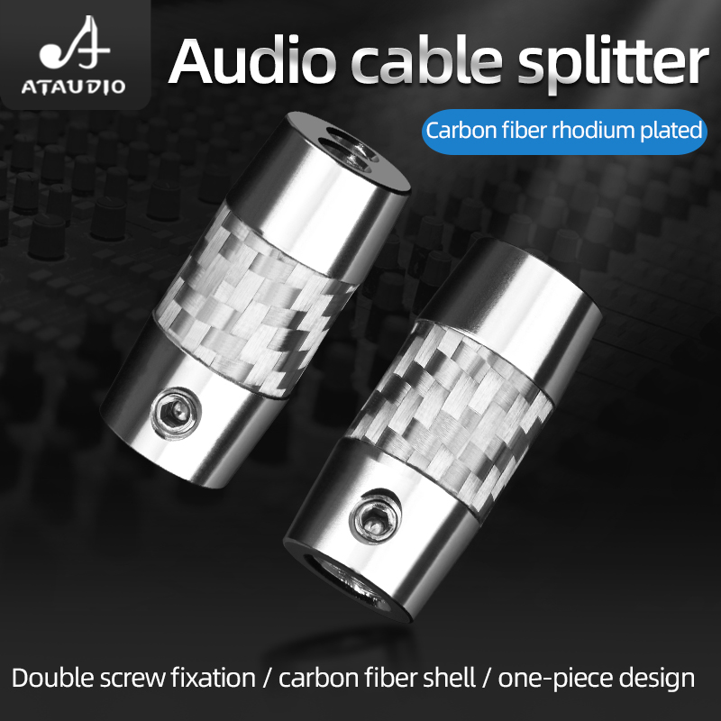 4pcs Carbon Fiber Y Splitter A – обзор и цена Audio Splitter Y