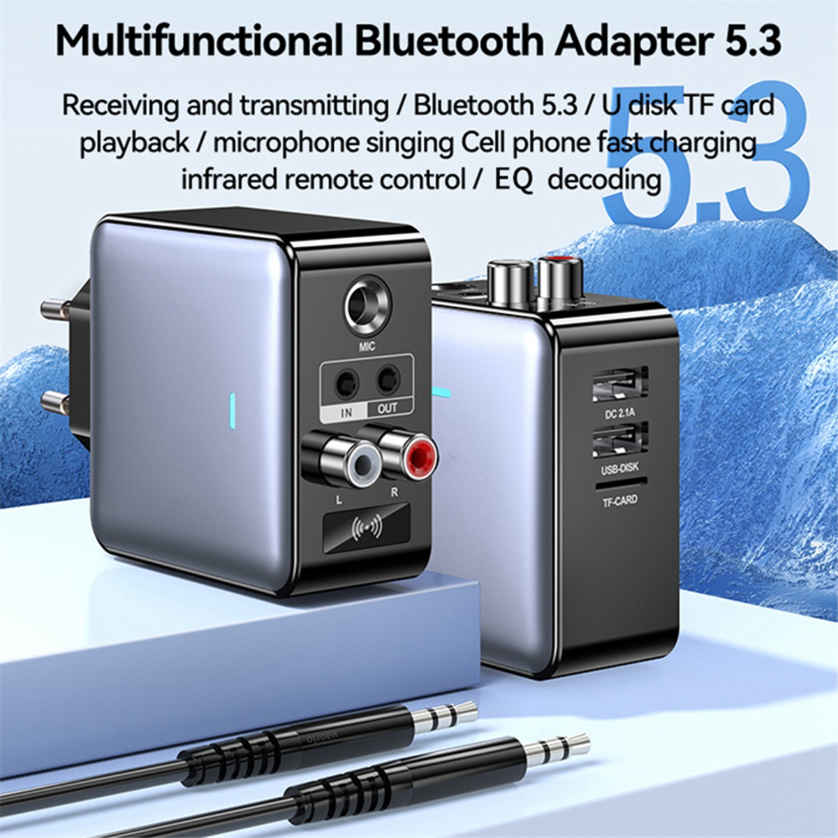 New Bluetooth 5.3 Audio Transm – обзор и цена Bluetooth Adapter Receiver