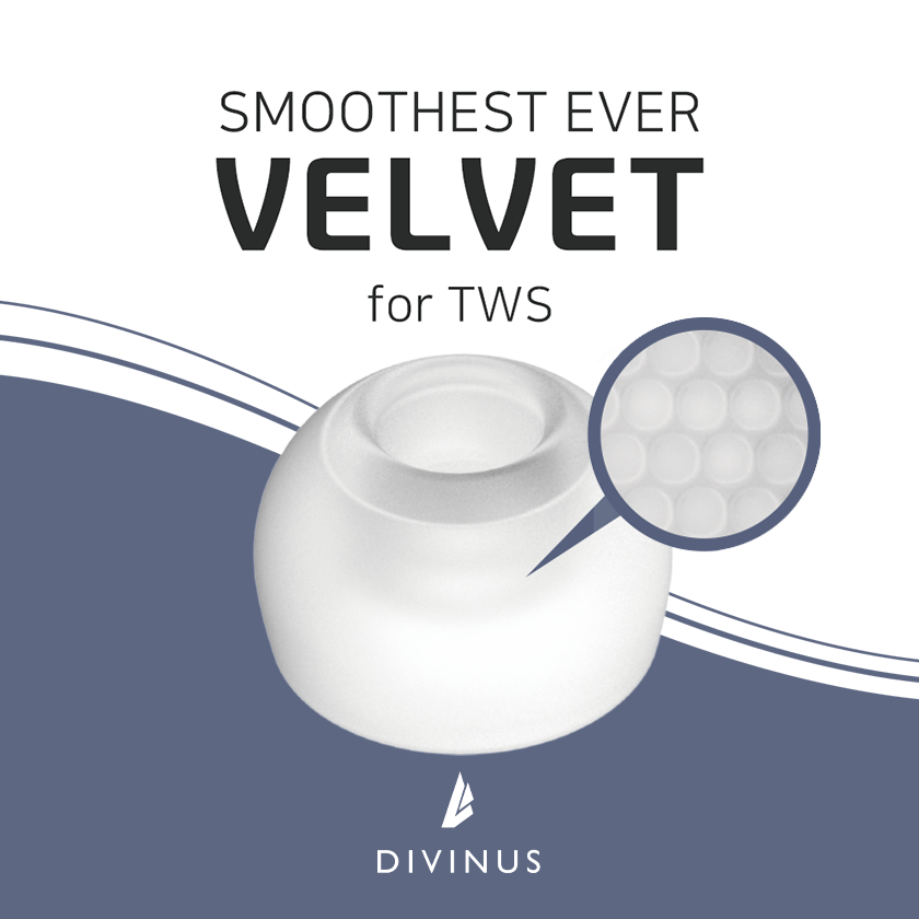 Divinus Velvet Eartips For TWS – обзор и цена Wireless Earbuds Tws