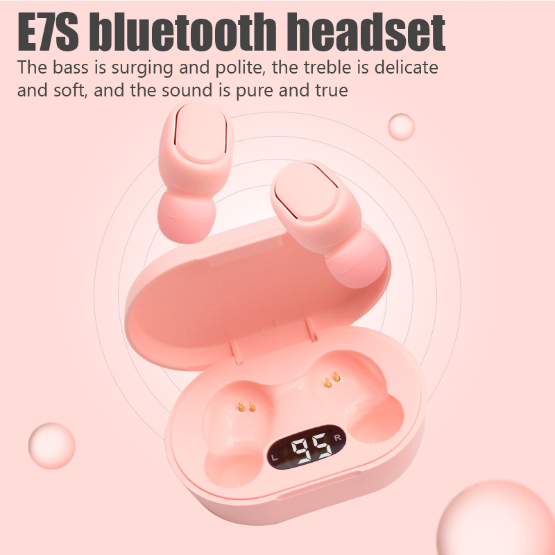 E7S TWS Fone Bluetooth Earphon – обзор и цена Wireless Earbuds Tws