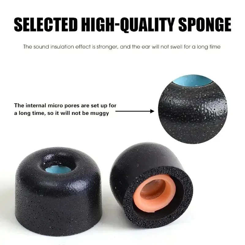 Soft Memory Foam Eartips for S – обзор и цена Earphone Foam Tip