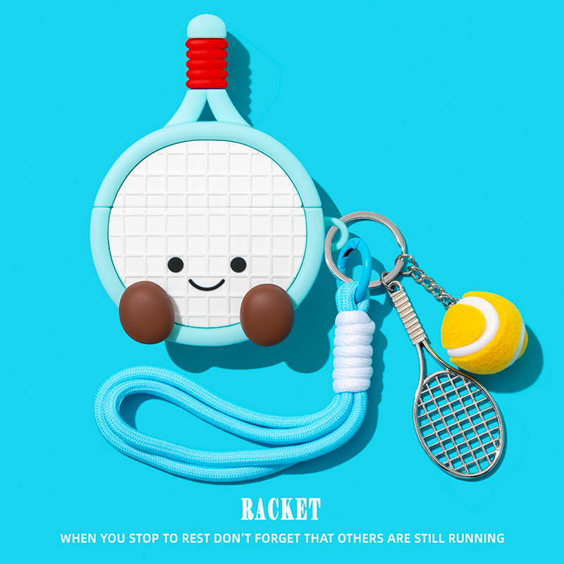 3D Table Tennis Cartoon Cute S – обзор и цена Earbuds Charging Case