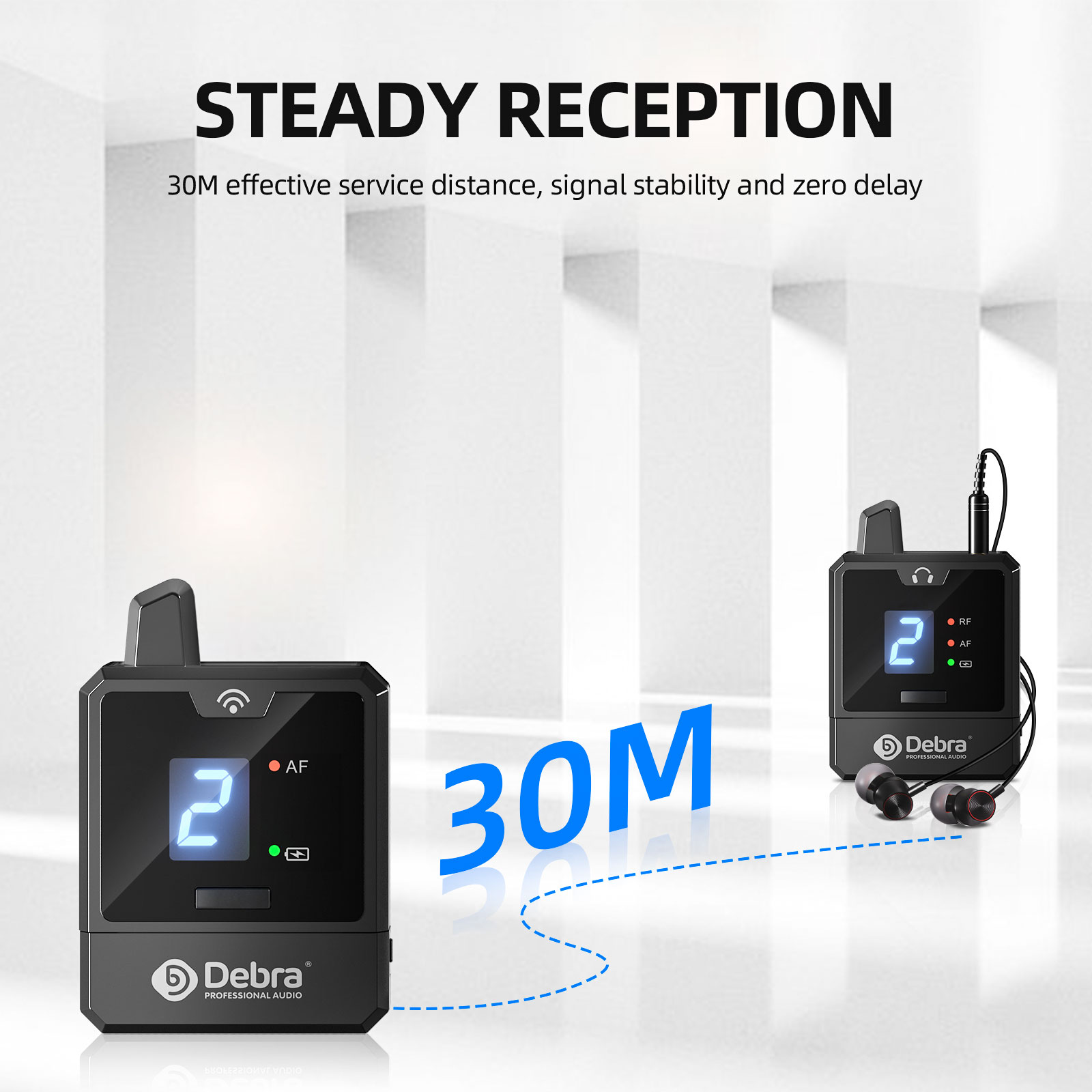 Debra UHF IEM Wireless In-Ear  – обзор и цена In Ear Monitor Iem