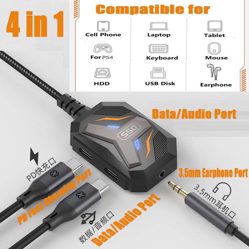 Type C Splitter USB C to 3.5mm – обзор и цена Earphone Splitter Jack