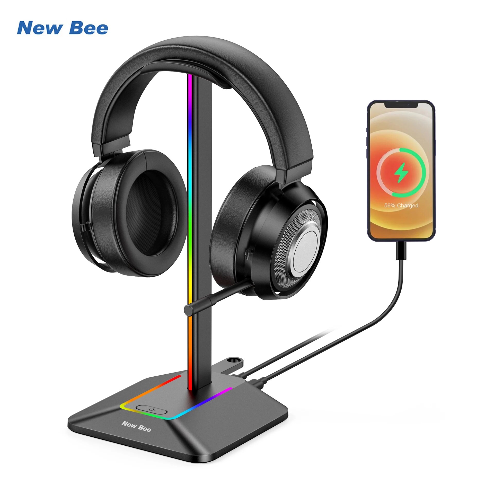 New Bee Z8 RGB Headphones Stan – обзор и цена Gaming Headset Rgb