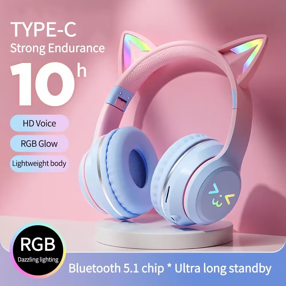 RGB Glow Earphones Wireless Ea – обзор и цена Gaming Headset Rgb