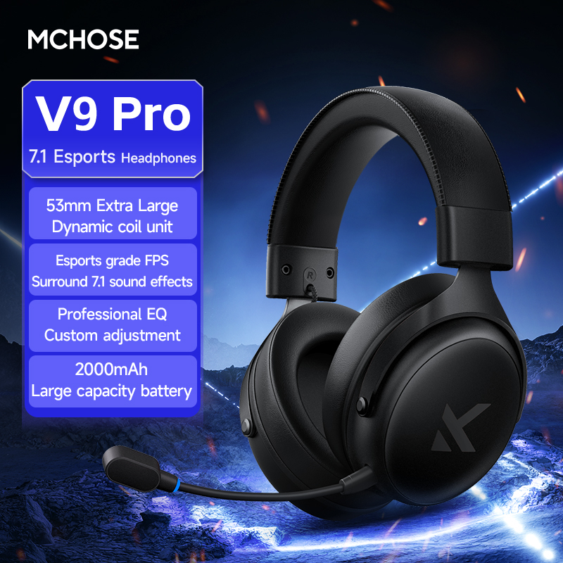 MCHOSE V9 Pro Headset with Mic – обзор и цена Gaming Headset Rgb