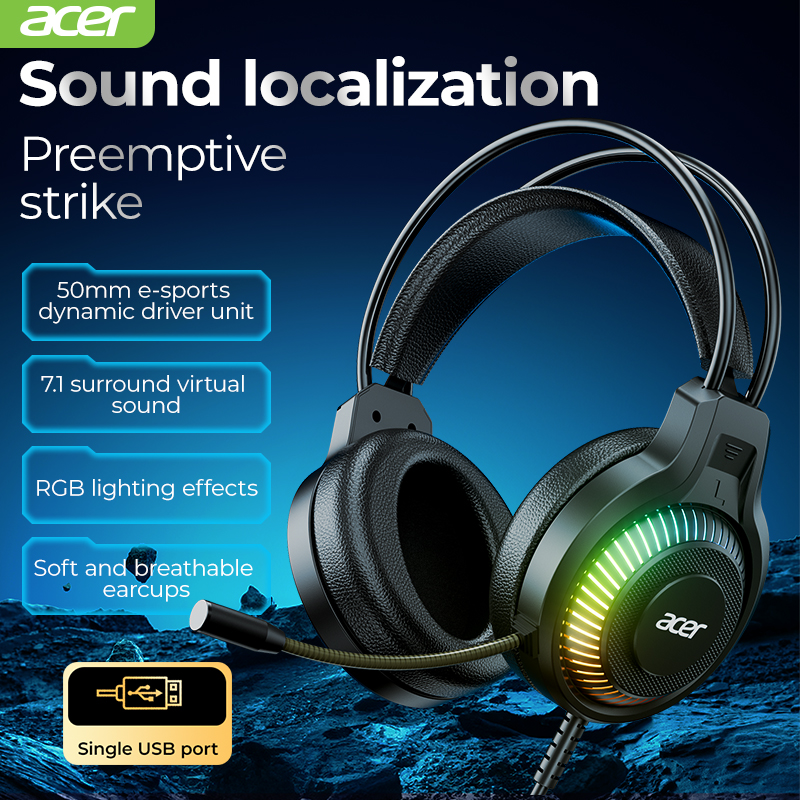 RGB Cool Lighting Wired Earpho – обзор и цена Gaming Headset Rgb