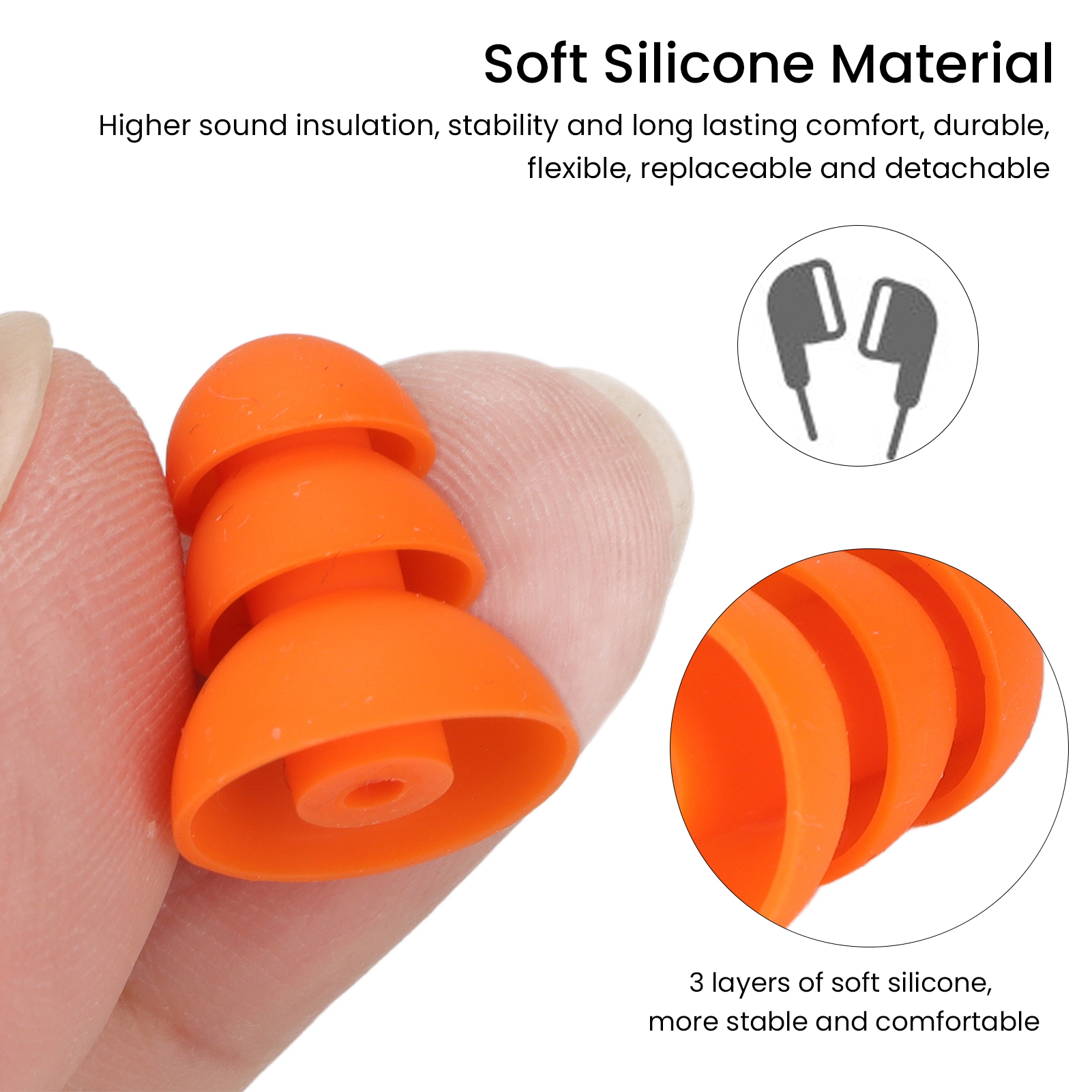 Silicone Eartips Comfort Repla – обзор и цена Silicone Ear Tip Replacement