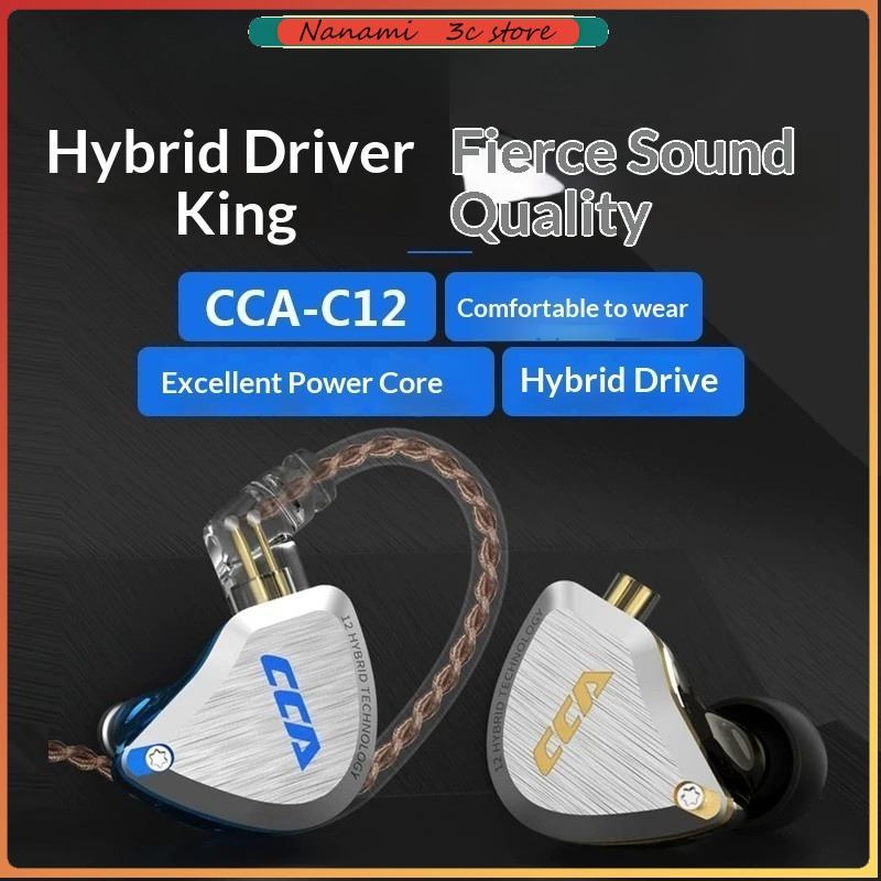 CCA C12 Earphones Hi-Fi Audiop – обзор и цена Audiophile Headphone Wired