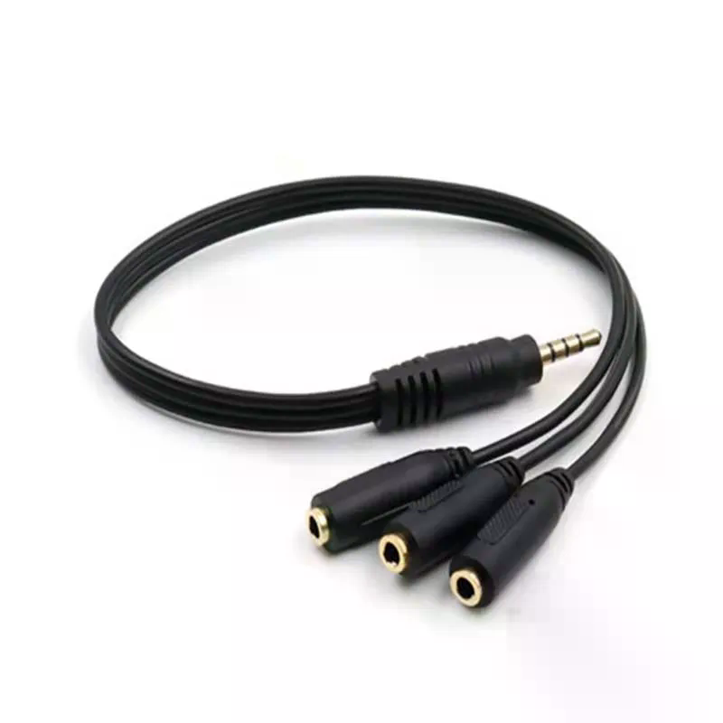 3.5mm 3 3.5mm 1 3 Adapter Way  – обзор и цена Earphone Splitter Jack