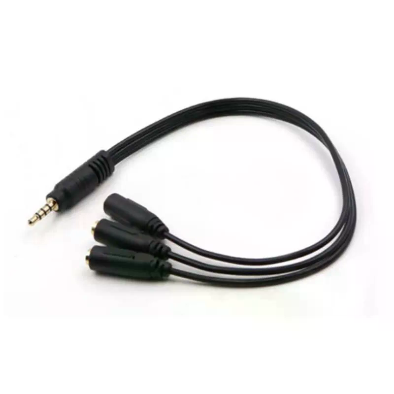 3.5mm 3 3.5mm 1 3 Adapter Way  – обзор и цена Earphone Splitter Jack