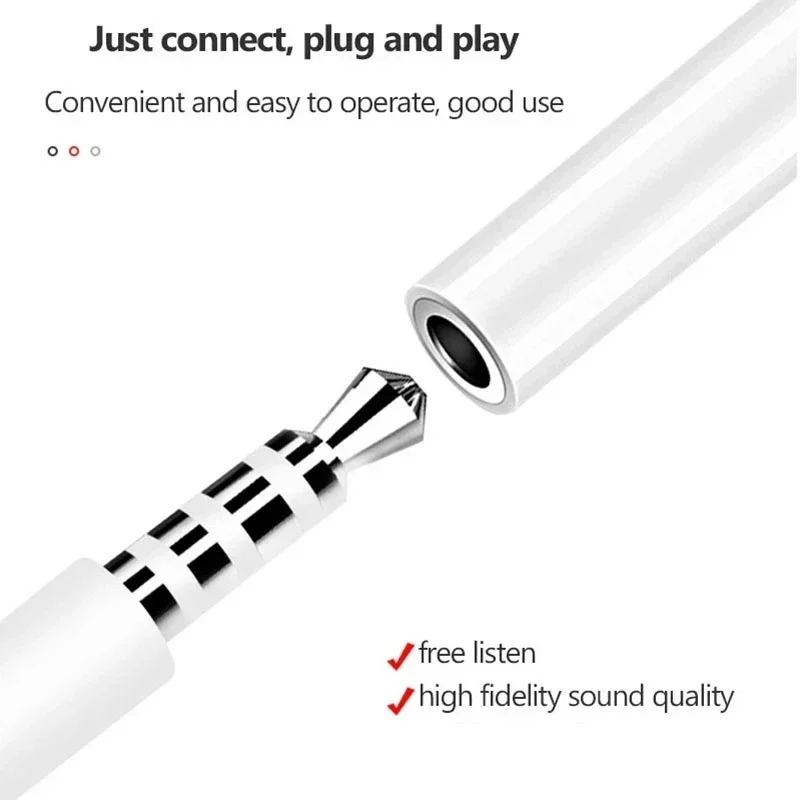 For IOS Headphone Adaptador fo – обзор и цена Earphone Splitter Jack