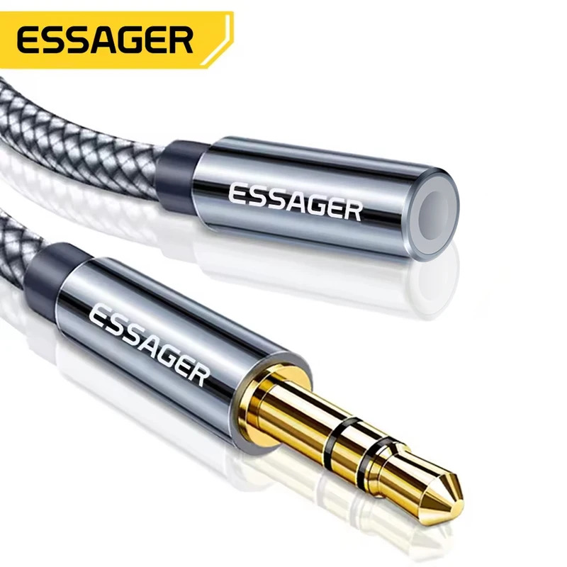 Essager 3.5mm Audio Aux Cable  – обзор и цена Earphone Splitter Jack