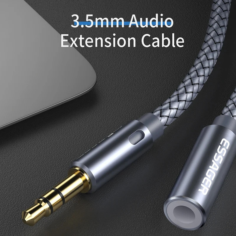 Essager 3.5mm Audio Aux Cable  – обзор и цена Earphone Splitter Jack